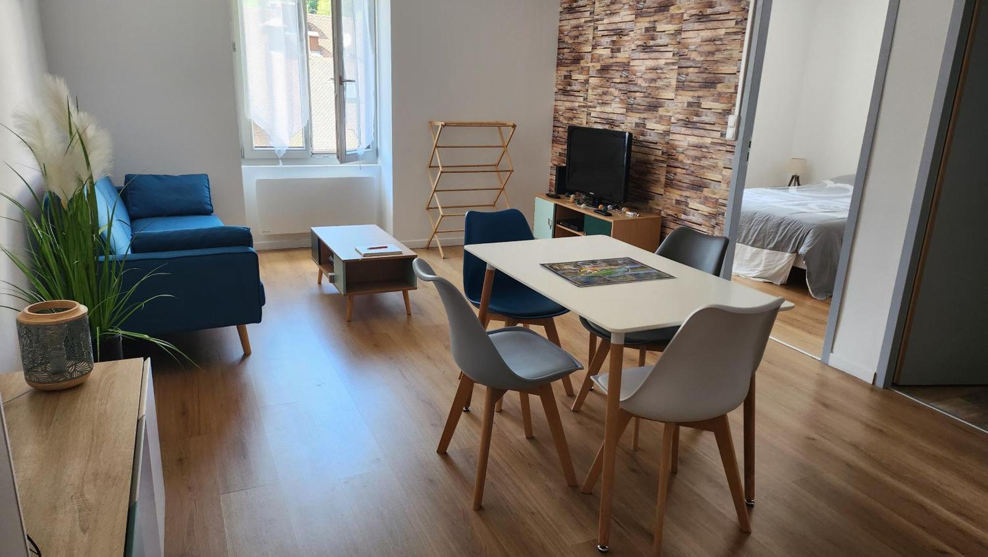 Appartement Tout Confort Vue Sur Les Forts Salins-les-Bains Zewnętrze zdjęcie